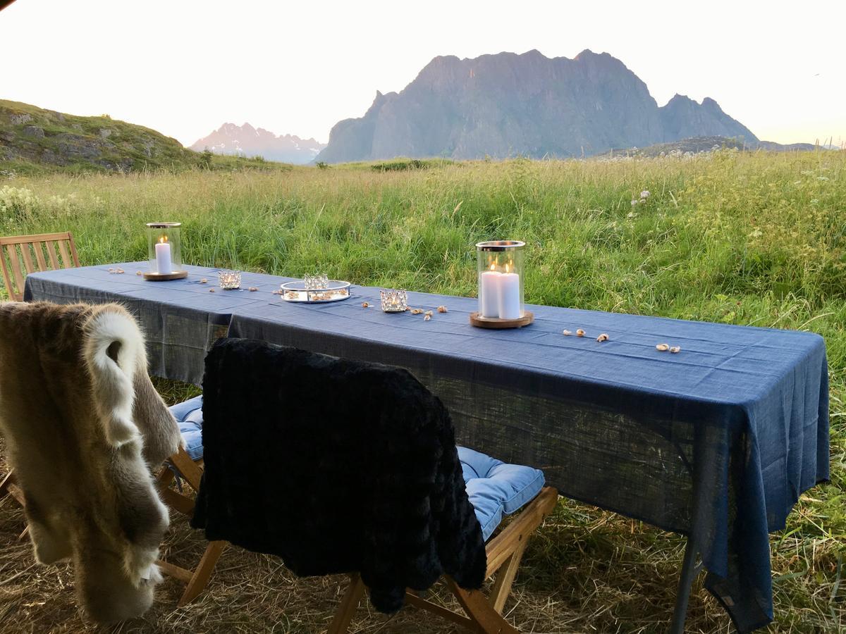 Lofoten Beach Glamping Skrova Екстериор снимка