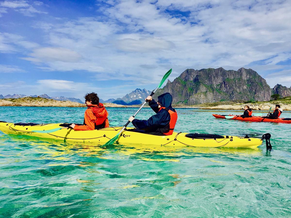 Lofoten Beach Glamping Skrova Екстериор снимка